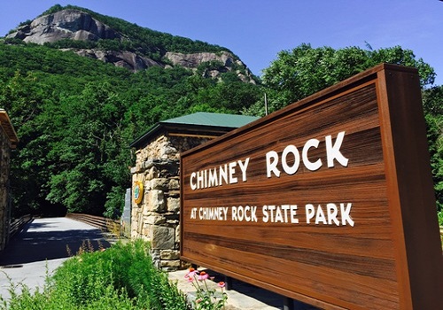 10Chimney+Rock+State+Park+Sign